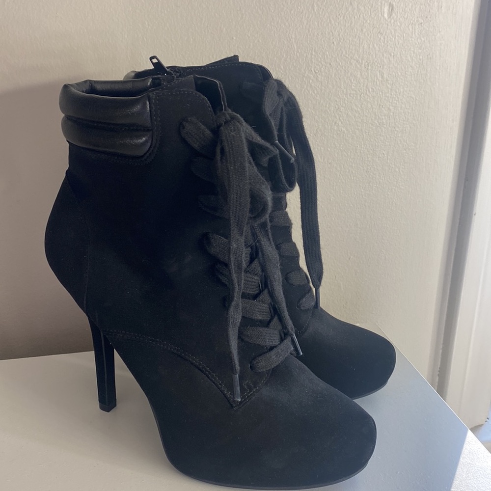 Platform Heel Boots